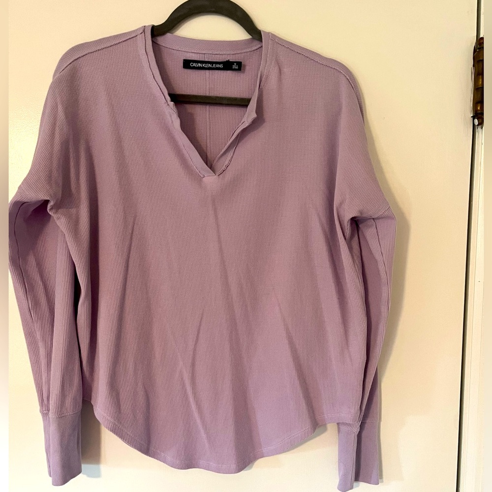 Calvin Klein Purple Thermal Long Sleeve